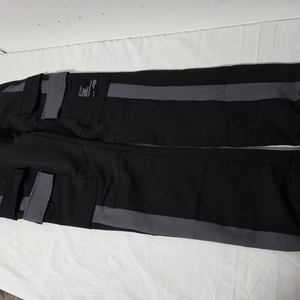 Otagiri Black and Gray Cargo Pants